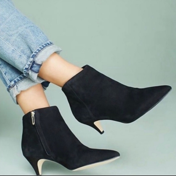 Sam Edelman Shoes - Sam Edelman Kinzey Velvet Kitten Heel Booties